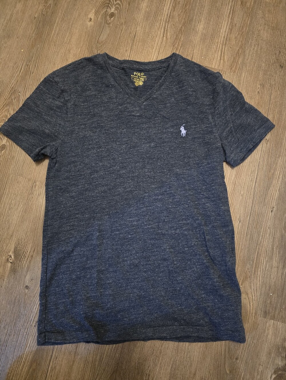 Polo by Ralph Lauren Men's V-Neck Tee - Dark Navy Heather